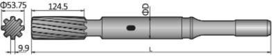 Shank Adapter COP/BBC Atlas Copco COP 1240