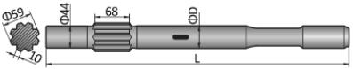 Shank Adapter HL/RD/HLX HL 645,HL 645S