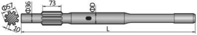 Shank Adapter PD/HD Furukawa HD609