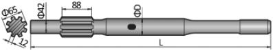 Shank Adapter PD/HD Furukawa HD612