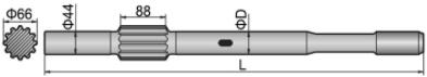 Shank Adapters Gardner Denver HPR 1H